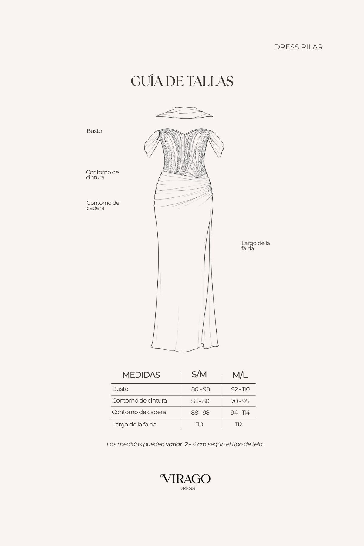 Vestido Pilar Azul Noche
