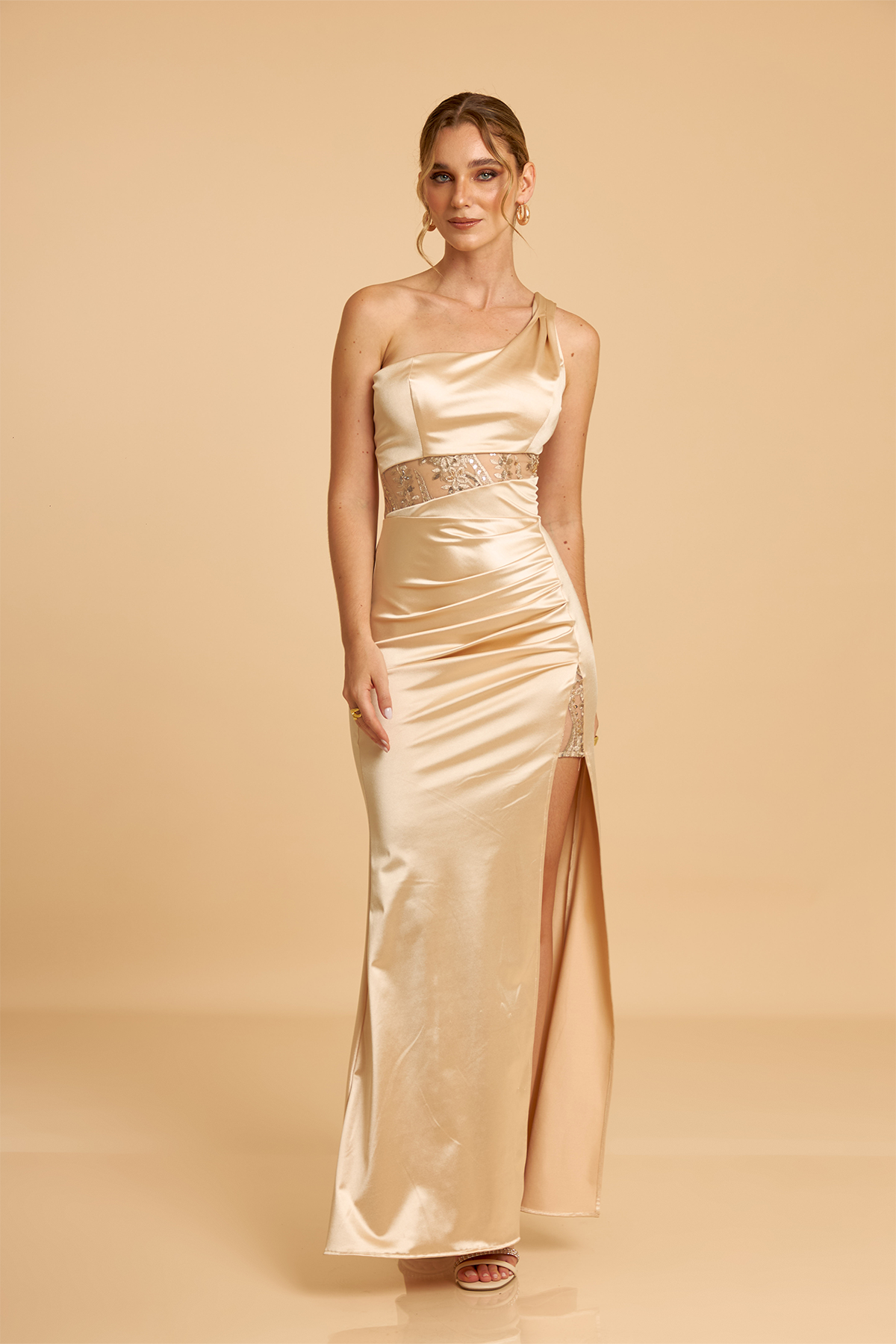 Vestido Eva Beige