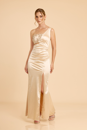 Vestido Abigail Beige