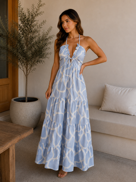 Vestido Kassandra Celeste
