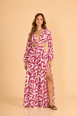 Vestido Cameron Rosado