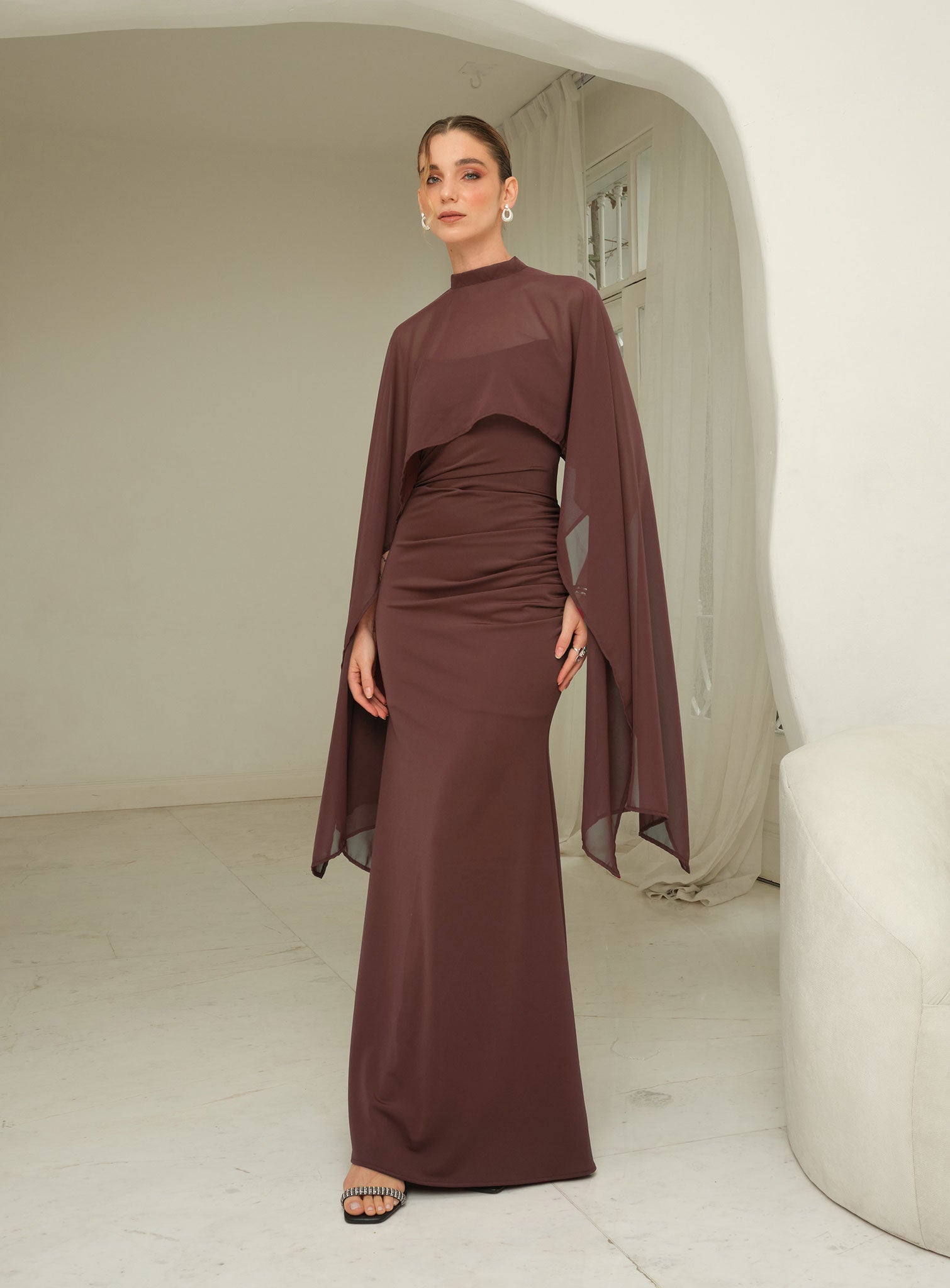 Vestido Lorena Chocolate