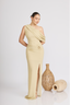 VESTIDO VERANO LARGO BRUNA ASIMETRICO
