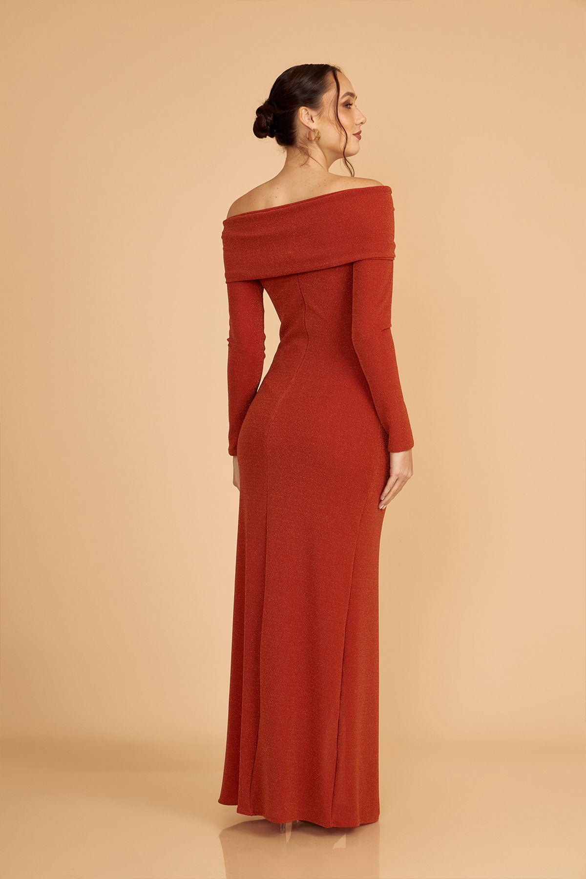 Vestido Eloisa Terracota