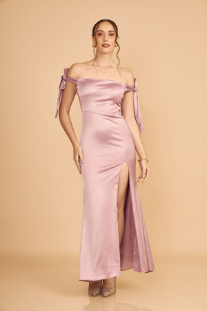 Vestido Violeta Rosa