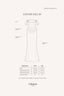 VESTIDO ELEGANTE DE FIESTA OFF SHOULDER ANTONELLA VINO