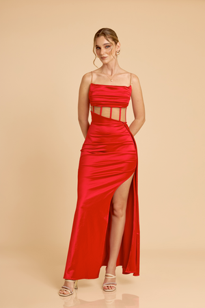 VESTIDO ARIEL ROJO