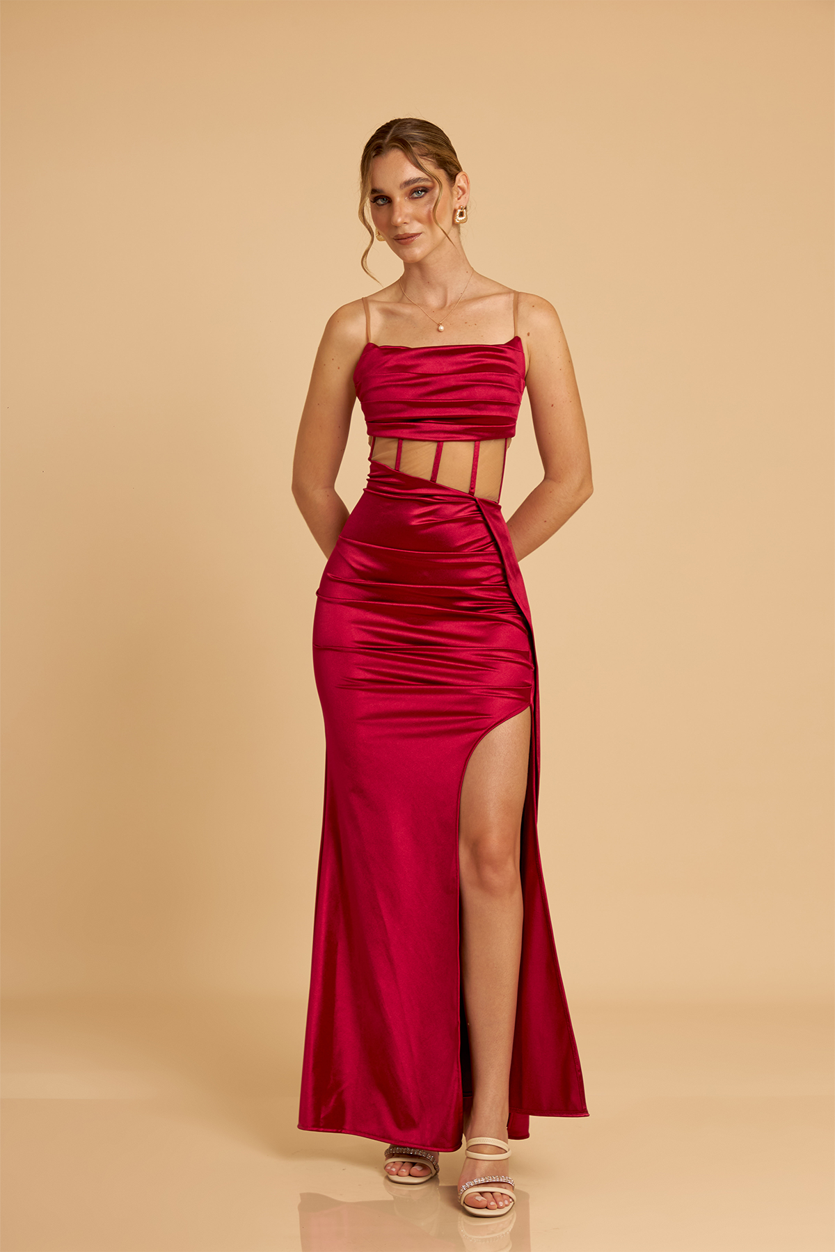 Vestido Ariel Vino