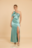 VESTIDO PAOLA - VERDE CEMENTO