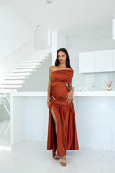 VESTIDO MIRANDA - TERRACOTA