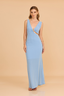 VESTIDO VERANO MUJER LARGO BARBARA CON ESCOTE EN V