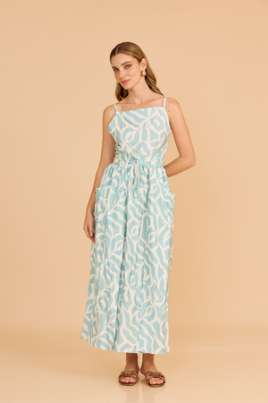 VESTIDO TANIA - CELESTE