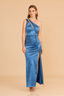 VESTIDO SATIN ELEGANTE LARGO ISABELLA