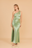 VESTIDO SATIN ELEGANTE LARGO ISABELLA