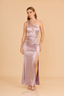 VESTIDO SATIN ELEGANTE LARGO ISABELLA