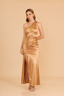VESTIDO SATIN ELEGANTE LARGO ISABELLA