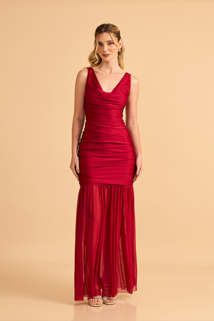 VESTIDO ANAIS - VINO