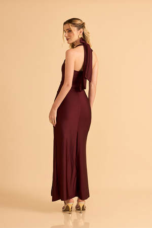 VESTIDO FRIDA - GUINDA