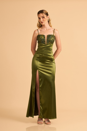 VESTIDO RENATA - VERDE MILITAR