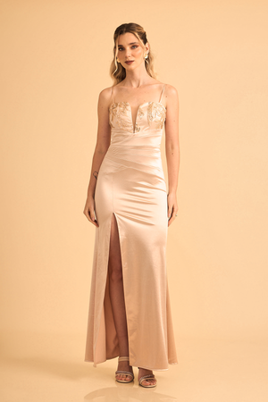 VESTIDO RENATA - BEIGE