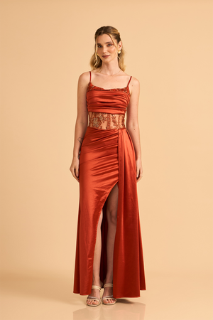 VESTIDO ELEGANTE SATIN ARIANA