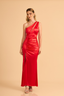 VESTIDO SATIN ELEGANTE LARGO ISABELLA