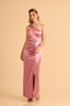 VESTIDO SATIN ELEGANTE LARGO ISABELLA