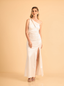 VESTIDO SATIN ELEGANTE LARGO ISABELLA