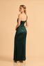 VESTIDO FIESTA LARGO SATIN MUJER ZOE