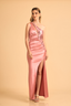 VESTIDO FIESTA LARGO SATIN MUJER ZOE