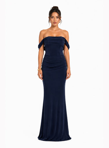 Vestido Antonella Azul Noche