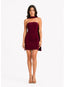 VESTIDO CORTO BIANCA VINO