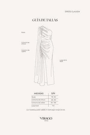 VESTIDO CLAUDIA - AZUL MARINO