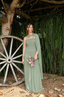 Vestido Noelia Verde Olivo