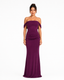 VESTIDO ELEGANTE DE FIESTA OFF SHOULDER ANTONELLA GUINDA