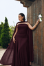 Vestido Noelia Guinda