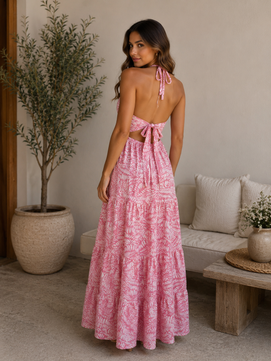 VESTIDO KASSANDRA - ROSADO