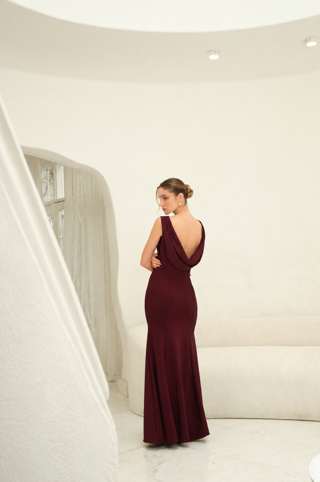 Vestido Mariana Guinda