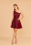 VESTIDO CORTO GISELLE ROSA