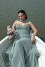 Vestido Elizabeth Verde Cemento