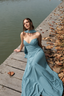 Vestido Elizabeth Verde Cemento