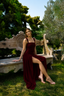 Vestido Quiara Guinda