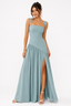 Vestido Quiara Verde Cemento