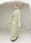 Vestido Lorena Verde Olivo