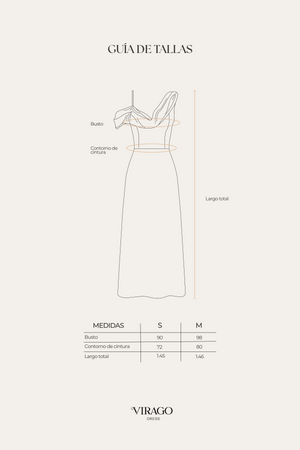 VESTIDO ELEGANTE DE FIESTA SEDA AGATA VERDE BOTELLA