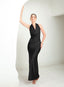 VESTIDO CON ESCOTE GINA NEGRO