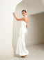 VESTIDO CON ESCOTE GINA PERLA