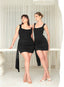 VESTIDO CORTO GIORGINA NEGRO