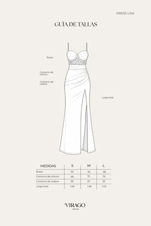 VESTIDO LISA - ROJO