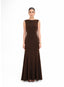 VESTIDO ESCOTE MARIANA CHOCOLATE